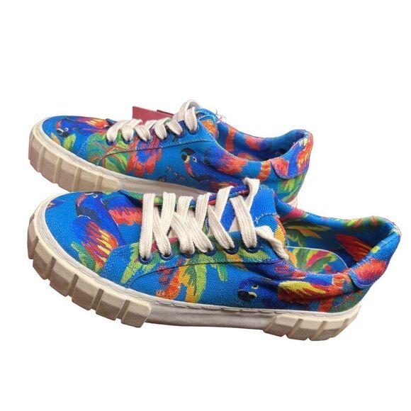 Farm Rio Macaw Tropical Platform Sneaker NWT Size - Picture 4 of 9